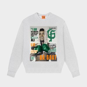 Ali Signature Magazine Sweatshirt - "DA GOAT"