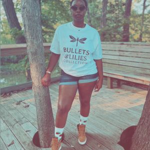Classic Bullets & Lilies Designer Tee