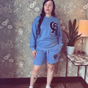 Letterman Fleece Short Set