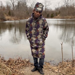 Bullets & Lilies Terrain Hood—Long Edition (M)